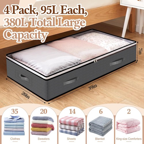 95l under bed storage - under,