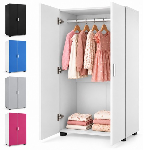 125cm door bedroom wardrobe - 125cm,