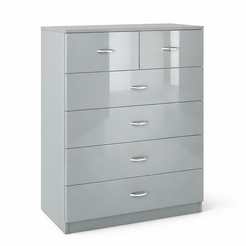 Grey drawer sideboard - grey,