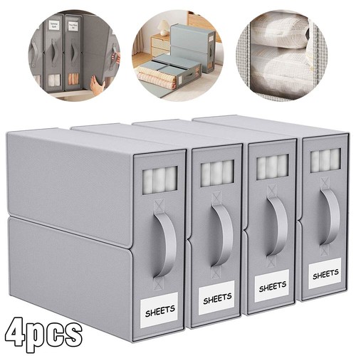 Foldable bedding set storage - foldable,