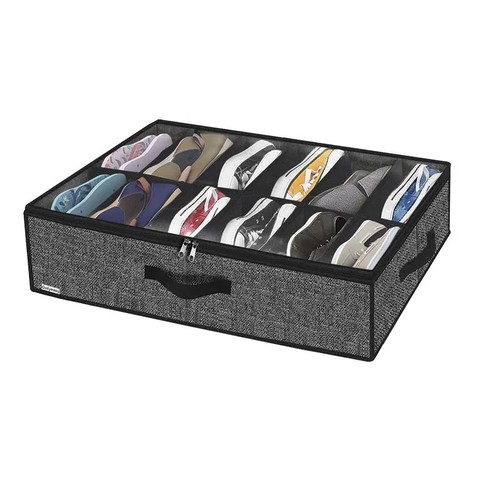 Under bed shoe storage - bed,