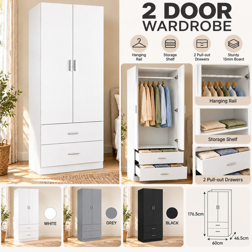 Door wardrobe drawer - 2,